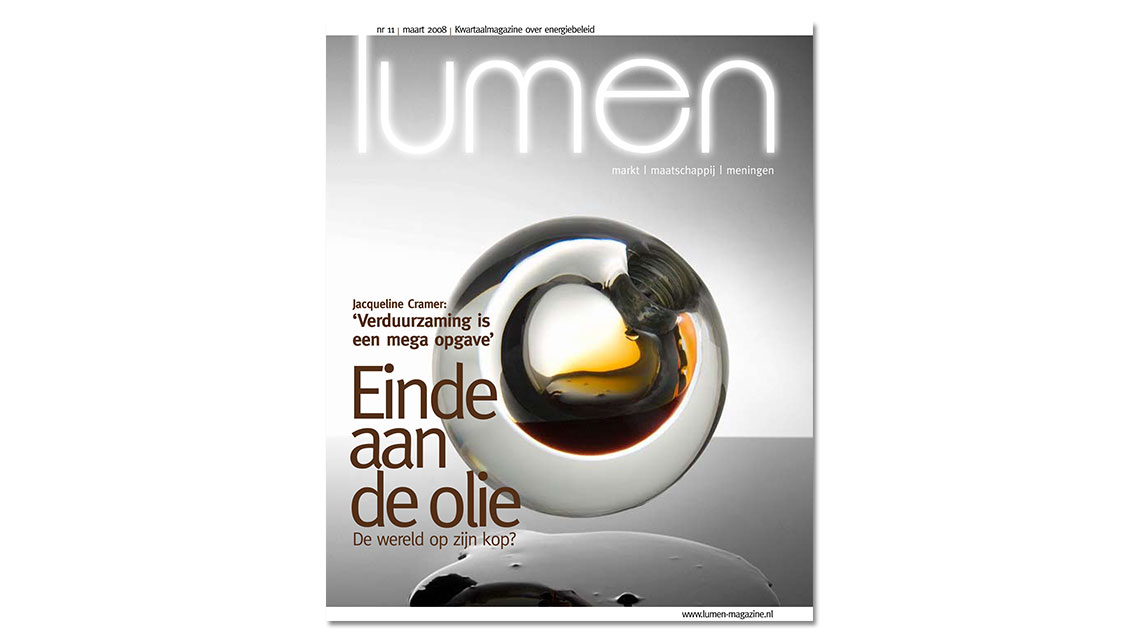 Lumen Magazine end of oil cover