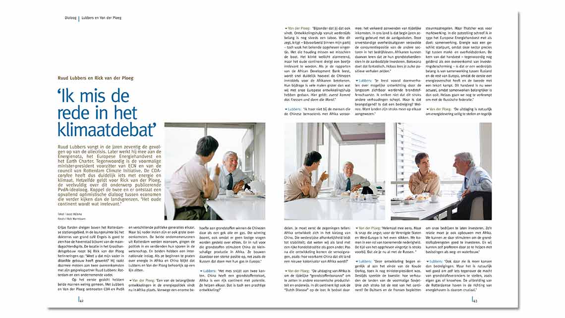 Lumen Magazine dialog Lubbers