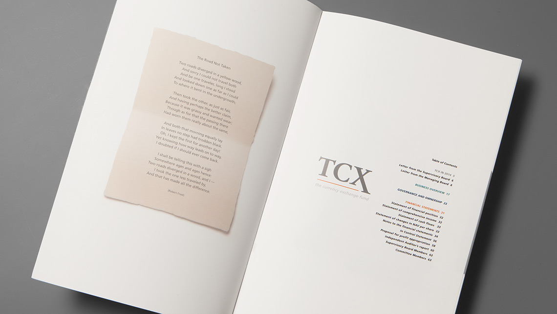 TCX  AR 2014 'the road not taken'