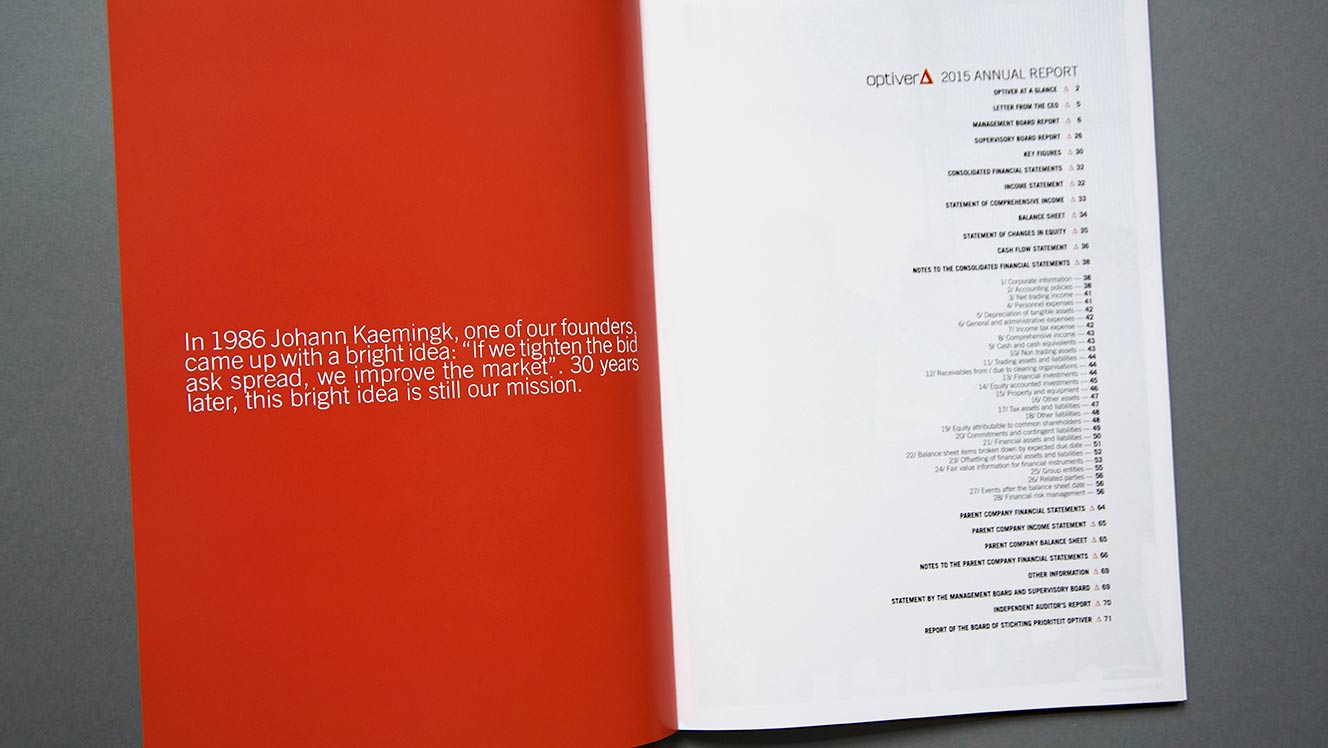 Optiver AR 2015 inside front cover