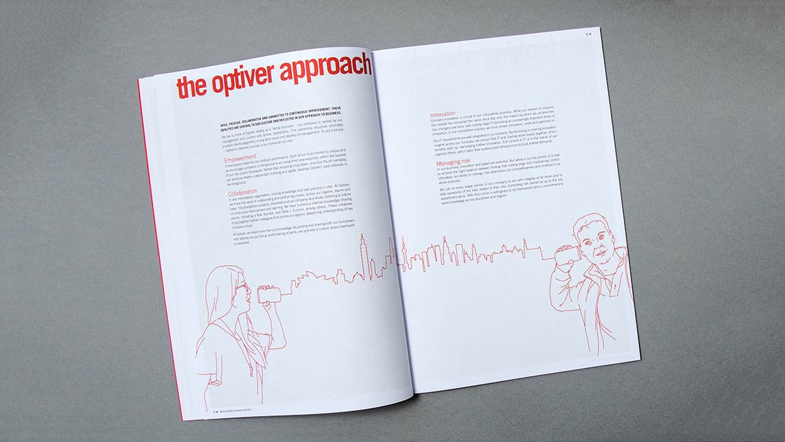 Optiver AR 2014 approach